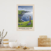 Berwickshire Coastal Path Scotland's Great Trails Poster (Keuken)