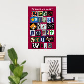 Berwyn Alphabet Poster (Thuiskantoor)