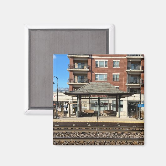 Berwyn Illinois Magneet (Voorkant / Achterkant)