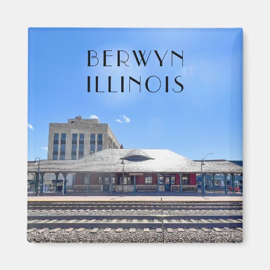 Berwyn Illinois Magnet (Voorkant)