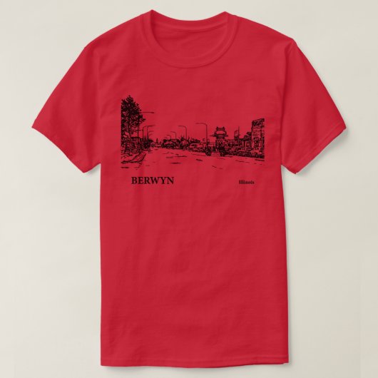 Berwyn Illinois TShirt 2 (Design voorkant)