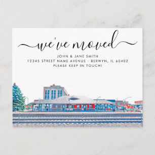 Berwyn Moving Announcement Briefkaart