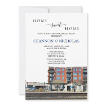 Berwyn Train Depot Housewarming Invitation