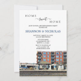 Berwyn Train Depot Housewarming Invitation Save The Date