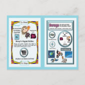 Berwyn Wizard - Beryllium Element Briefkaart (Achterkant)