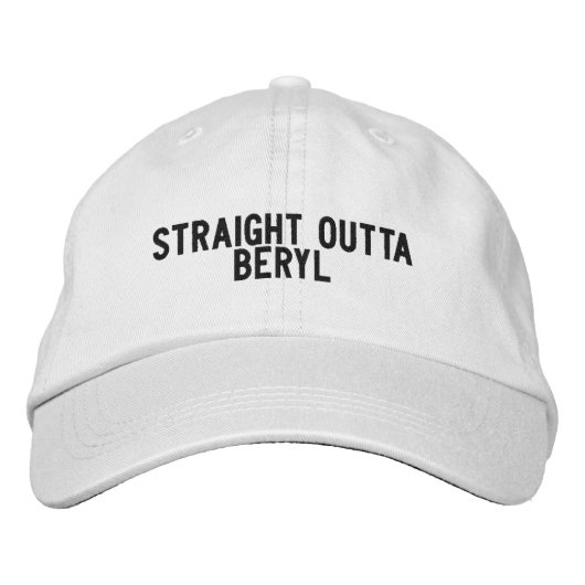 BERYL Utah Hoed Geborduurde Pet (Voorkant)