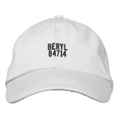 BERYL Utah Hoed Geborduurde Pet (Voorkant)