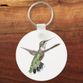 Berylline Hummingbird Painting Sleutelhanger (Voorkant)