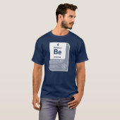 Beryllium (BE) T-shirt (Voorkant volledig)