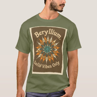 Beryllium: het element van kracht en lichtheid t-shirt