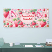 Bes Berry Eerste Verjaardag Spandoek (Beurs)