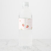 Bes Berry Zoete Waterfles Label Etiket (Achterkant)