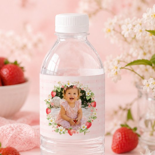 Bes Berry Zoete Waterfles Label Etiket