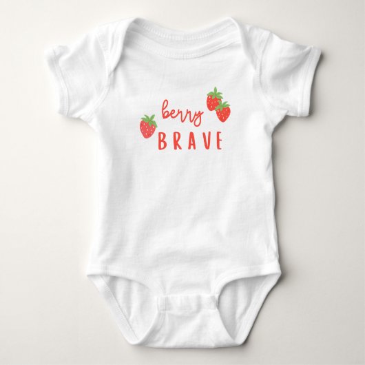 bes brave kinderkanker ziek kinderen schattig romper (Voorkant)