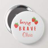 bes brave kinderkanker zieke kinderen aangepaste n ronde button 4,0 cm (Voorkant /achterkant)