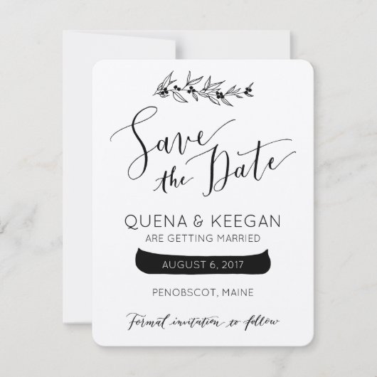 Bes en Kano Redden de Dag Save The Date (Voorkant)