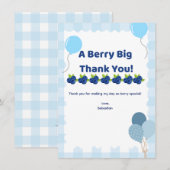 Bes Grote Dankkaart Bedankkaart (Voorkant / Achterkant)