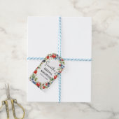 Bes in de liefde Bessen Aardbei Bruiloftsdouche Cadeaulabel (Met Touw)