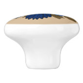 Bes Keramische Knop (Zijkant)