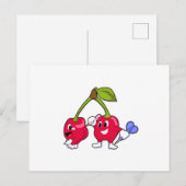 Bes met Darts met Pijltje Briefkaart (Voorkant / Achterkant)