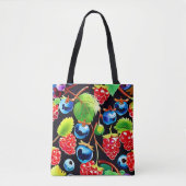 Bes met fruit Kunst Tote Bag (Voorkant)