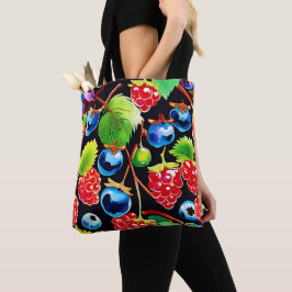Bes met fruit Kunst Tote Bag