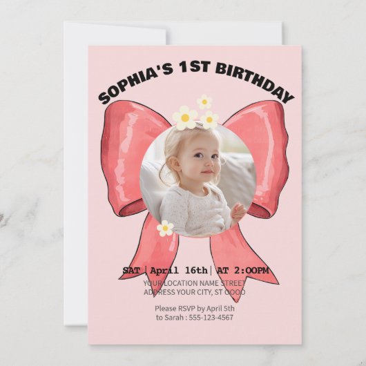 Bes Party Uitnodiging (Achterkant)