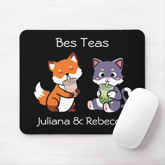 Bes Teas Boba Bubble Tea Muismat (Met muis)