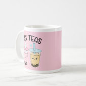 Bes Teas Boba Tea Mok | Bubble Tea Besties Gift (Voorkant links)