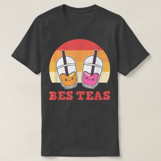 Bes Teas Bubble Tea Boba70 T-shirt (Design voorkant)