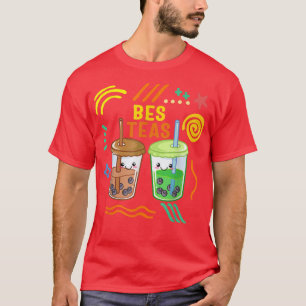 Bes Teas Bubble Tea Bubble Milk Tea Lover Besties T-shirt