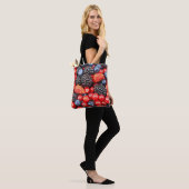 Bes-verse achtergrond mozaïek tote bag (Op model)