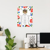 Bes zoete 1e VERJAARDAG MIJLPAAL Poster (Thuiskantoor)