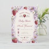 Bes Zoete Baby Shower Kaart (Staand voorkant)