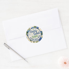 Bes Zoete Baby Shower Ronde Sticker