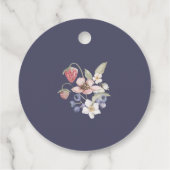 Bes Zoete Bruidsjurk Shower Wilde Bessen & Bloemen Bedankjes Labels (Achterkant)