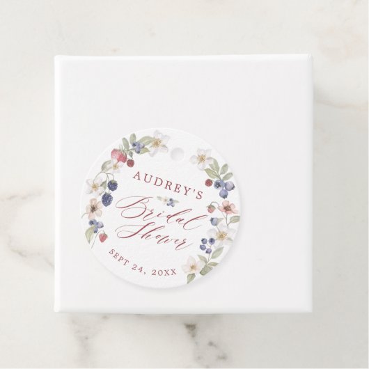 Bes Zoete Bruidsmeisjesfeest Wilde Bessen & Bloeme Bedankjes Labels (In situ)