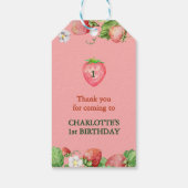 bes zoete eerste verjaardag dank je wel cadeaulabel (Achterkant)