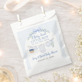 Bes zoete jongen bosbes Baby Shower Bedankzakje