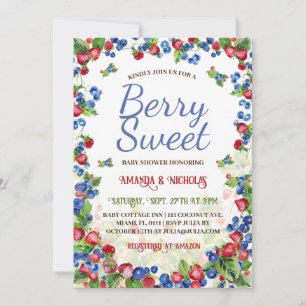 Bes zoete zomer baby shower  kaart
