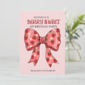 Bes Zoute Feest Uitnodiging (Staand voorkant)