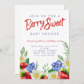 Bes Zweet Feest Uitnodiging (Voorkant / Achterkant)