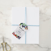 Bes Zwemende Baby Shower Bedankt Cadeaulabel (Met Touw)