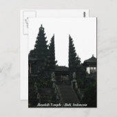 Besakih Temple Bali Indonesië Briefkaart (Voorkant / Achterkant)