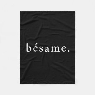 Bésame Spaanse Kus Me Valentijnsdag Minimalistisch Fleece Deken