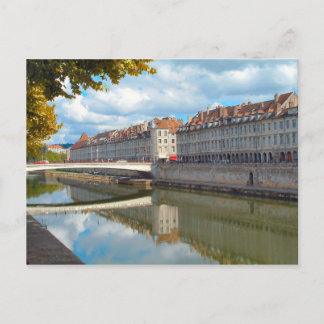 Besançon Along the riverbank Briefkaart