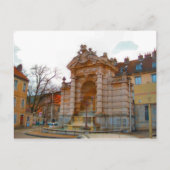 Besançon, oude fontein briefkaart (Voorkant)
