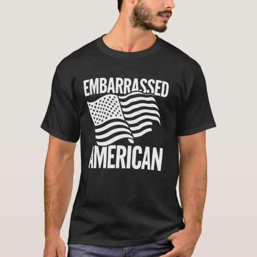 Beschaamde Amerikaan T-shirt (Voorkant)