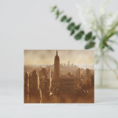 Beschadigd fotoeffect New York Briefkaart (Staand voorkant)