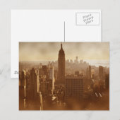 Beschadigd fotoeffect New York Briefkaart (Voorkant / Achterkant)